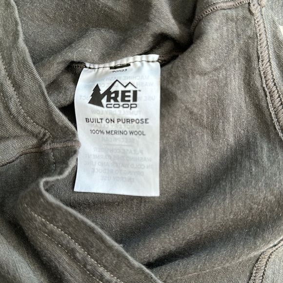 NWOT REI COOP Kids Merino Midweight Top,Moisture Wicking,Sz S (8) - Picture 4 of 4
